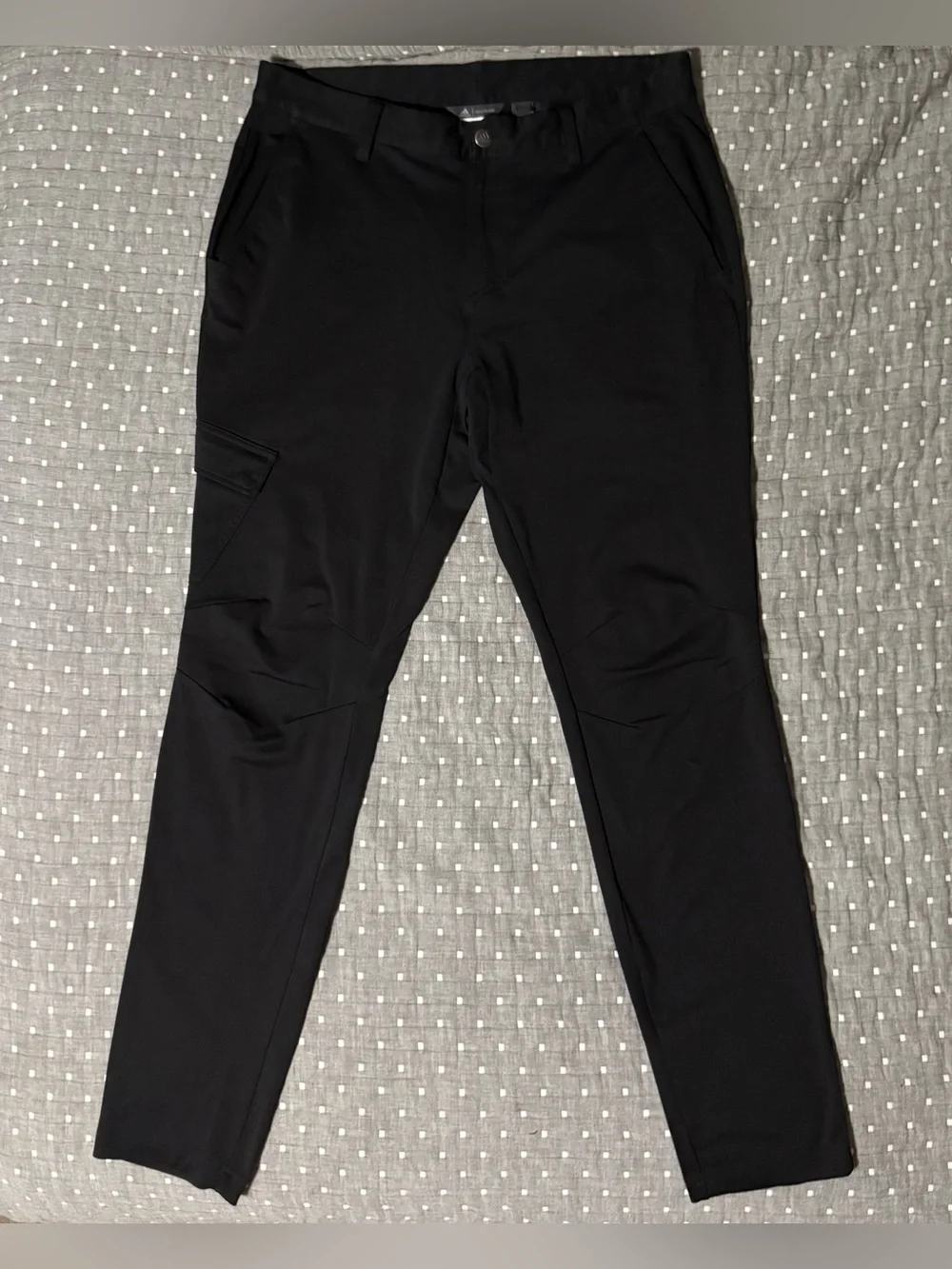 Adidas Adicross Men's Black Golf Cargo Pants Slim Stretch - Waist 33